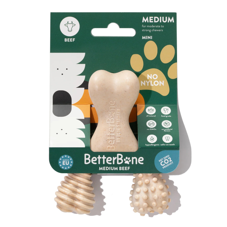 Betterbone Medium Hardness Natural Hypoallergenic Beef Flavor Dog Chew