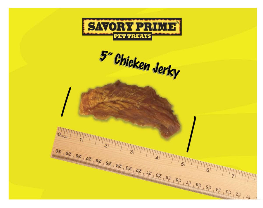 Savory Prime Natural Chicken Jerky Treats for Dogs
