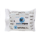 MetroWipes Hypoallergenic Unscented 25 Count front. 