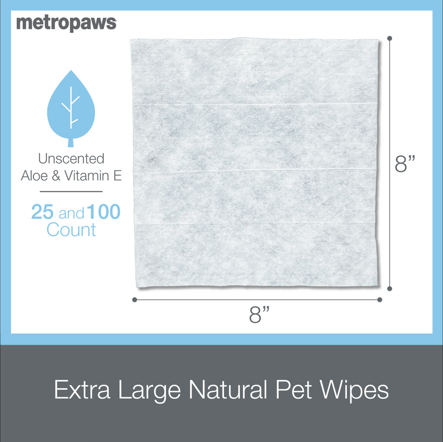 MetroWipes Hypoallergenic Unscented Dimensions. 