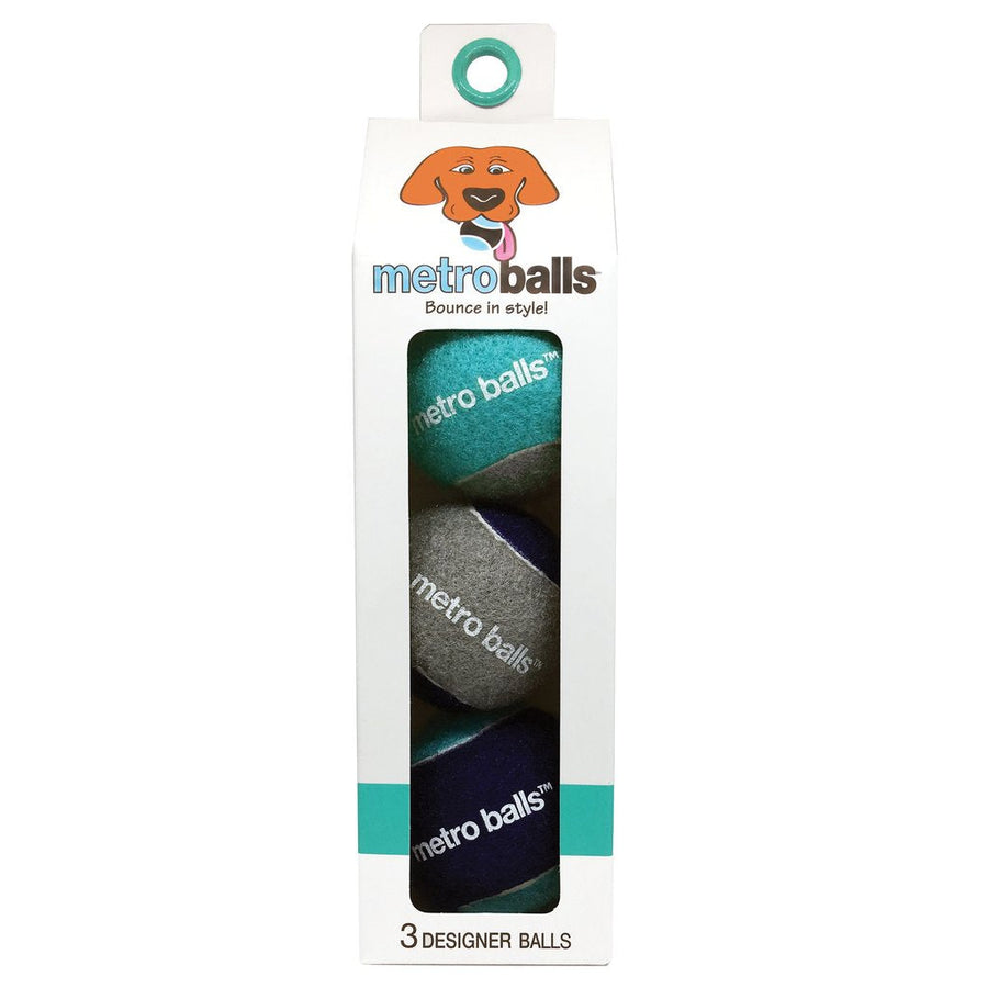 Metro Paws Tennis Balls- Seafoam
