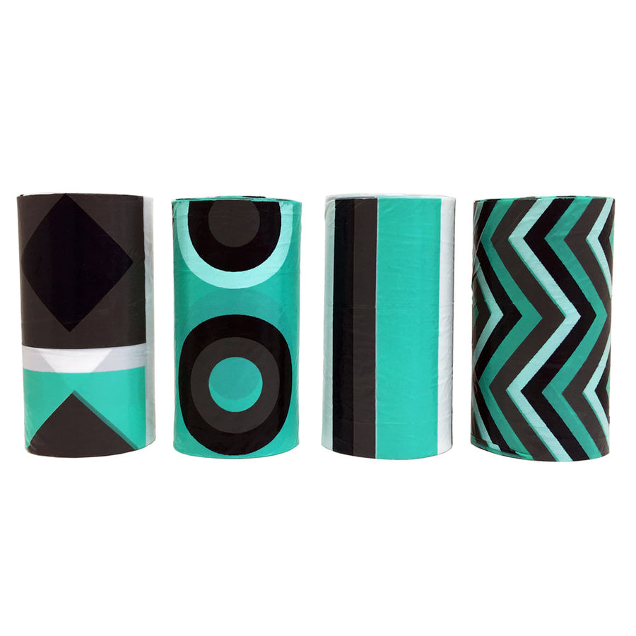 Metro Paws ULTRA Degradable Poop Bags, Seafoam Rolls. 