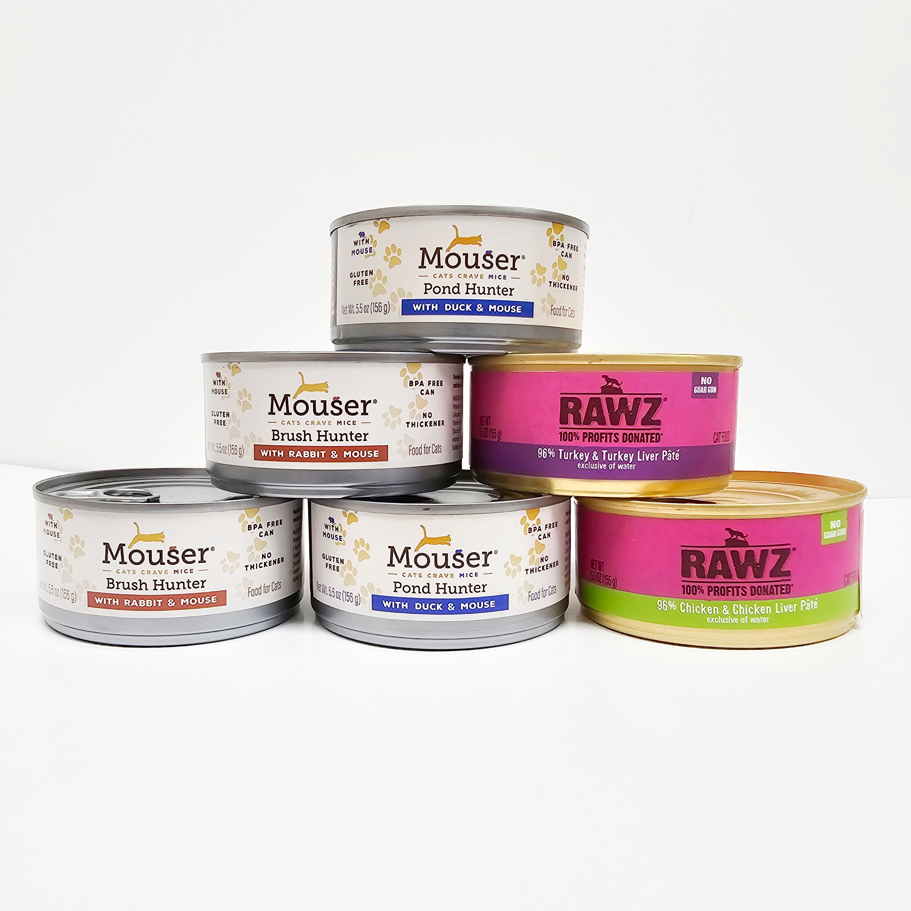 Rawz Mouser Canned Cat Food Mixed Pack