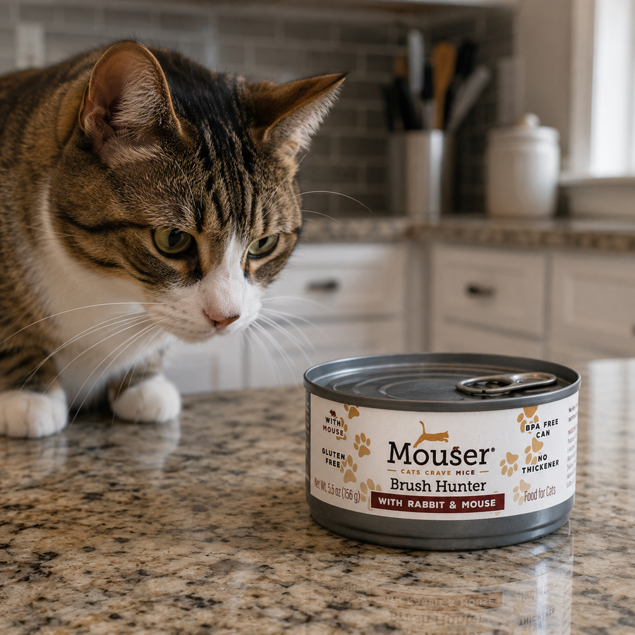 Mouser Brush Hunter Canned Cat Food