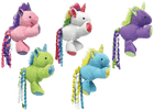 5 colors of MultiPet Unicorn Cat Toy