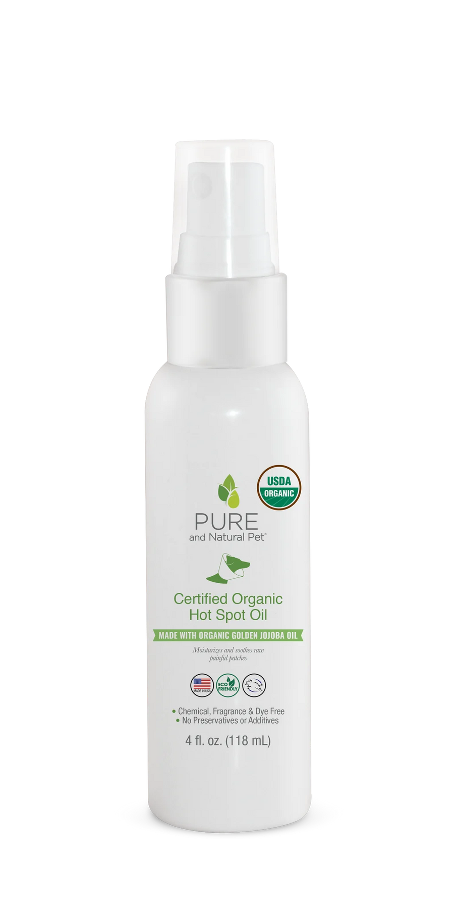 PURE and Natural Pet Organic Hot Spot Oil