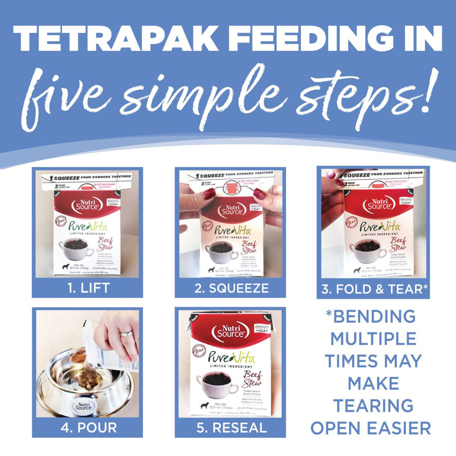 PureVita Turkey Stew Tetra Pak Wet Dog Food