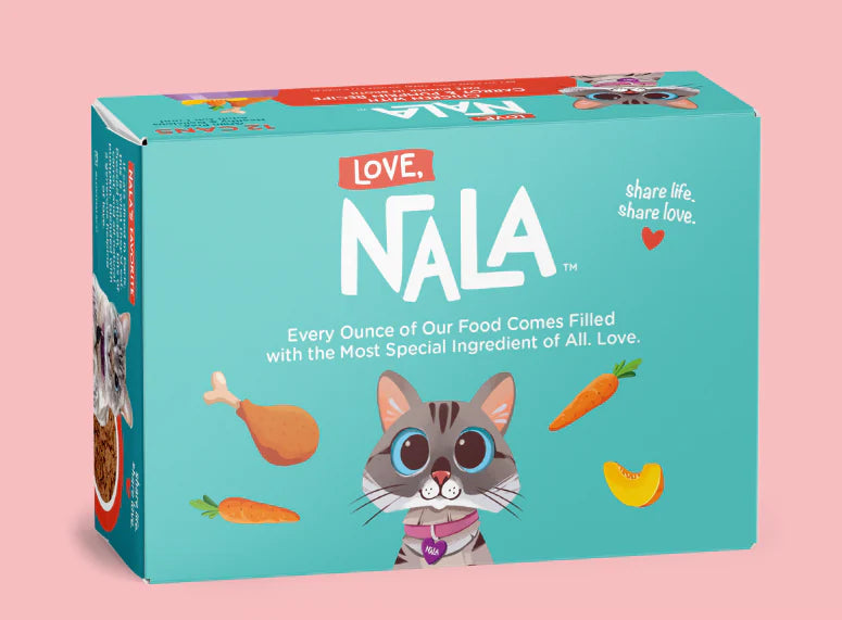 Love, Nala Chicken With Carrot Pumpkin Recipe Paté Dinner In Broth Canned Cat Food