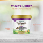 NaturVet VitaPet Adult Daily Vitamins Soft Chews for Cats contains Omega-3, Vitamins & Minerals, and Linoleic Acid