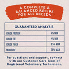 Guaranteed Analysis of Natural Balance Limited Ingredient Grain Free Sweet Potato & Salmon Recipe Dog Wet 13oz