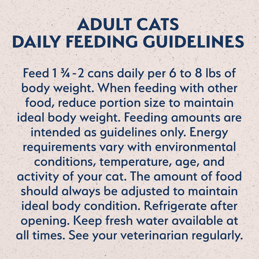 Feeding Guidelines for Natural Balance Limited Ingredient Salmon & Green Pea Recipe. 