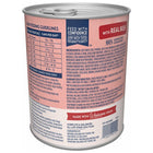 Back can of Natural Balance Original Ultra Beef Canned Recipe Dog Wet 13oz 