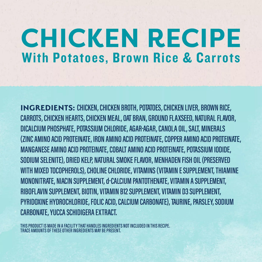 Ingredients for Natural Balance Original Ultra Chicken Canned Recipe Dog Wet 13oz