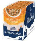 12 Pouch pack of Natural Balance Original Ultra Platefulls Duck, Chicken, & Pumpkin Recipe Morsels in Gravy Cat Wet 3oz