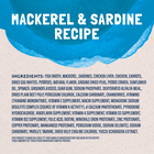 Ingredients list for Natural Balance Original Ultra Platefulls Mackerel & Sardine Recipe Morsels in Gravy Cat Wet 3oz