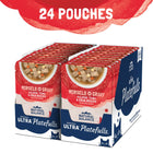 24 pouch pack of Natural Balance Original Ultra Platefulls Salmon, Tuna, & Crab Recipe Morsels in Gravy Cat Wet 3oz
