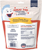 Natural Balance Rewards Bite-Size Crunchy Biscuits Small Breed With Real Salmon Dog Treat, Back Pouch