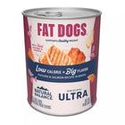 Front can of Natural Balance Targeted Nutrition Fat Dogs Chicken & Salmon Canned Dog Recipe Wet Dog Food 13oz