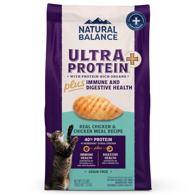 Natural Balance Ultra Protein Plus Immune & Digestive Health Chicken Recipe Dry Cat Food