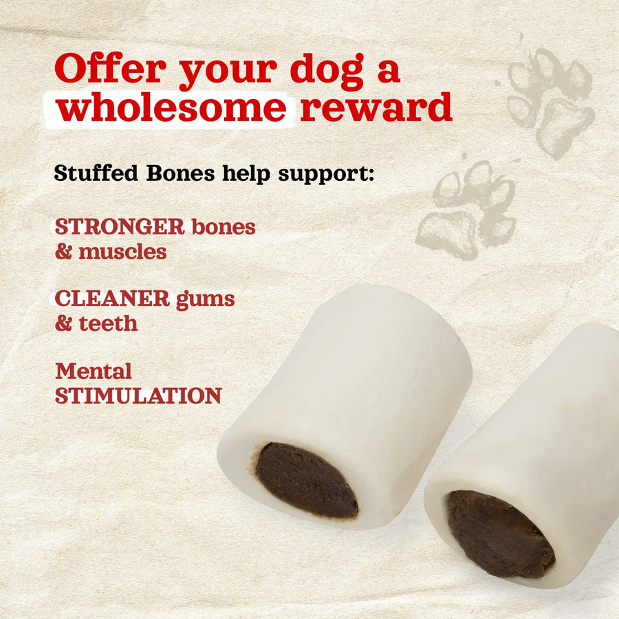 Natural Farm Bacon & Cheese Filled Dog Bone