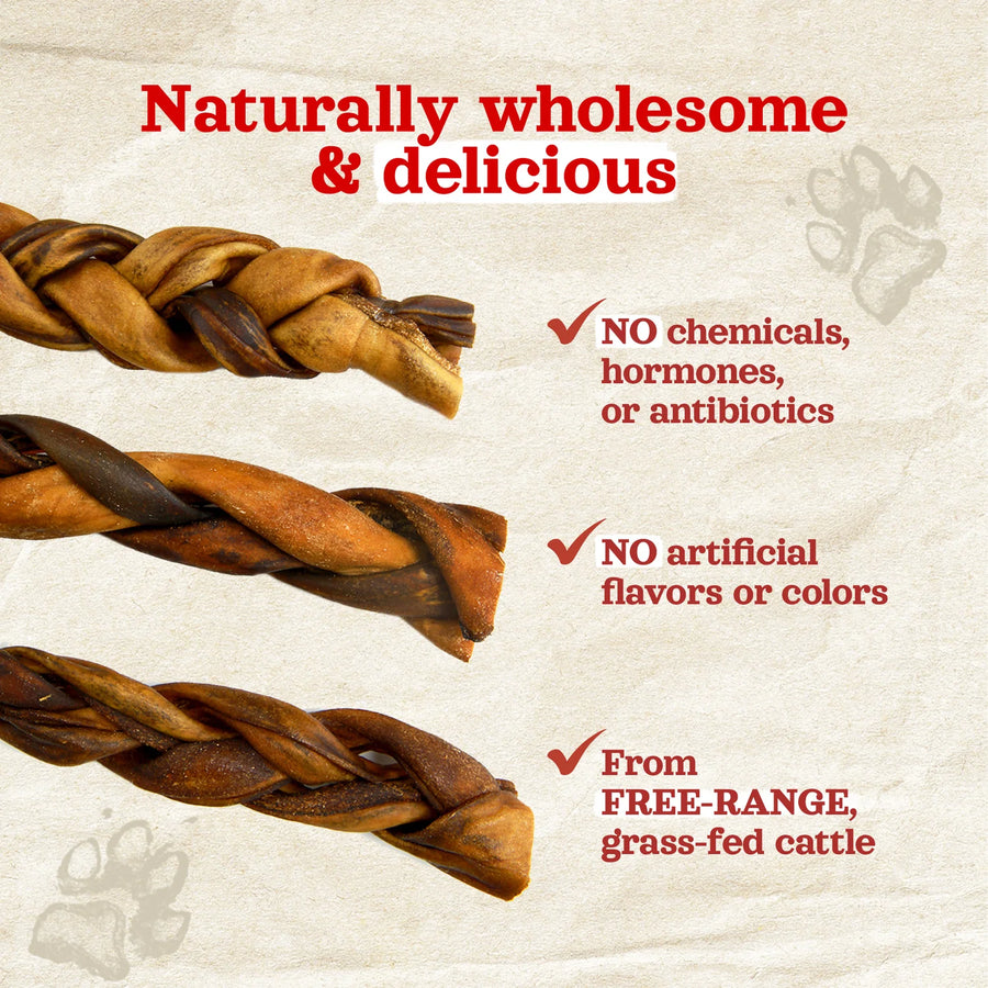 Natural Farm Braided Collagen Sticks Dog Chew Incredible Pets