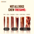 Not all dogs chew the same. 