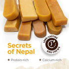 Natural Farm Large Yak Cheese Dog Chews are protein rich and calcium-rich, long lasting. 