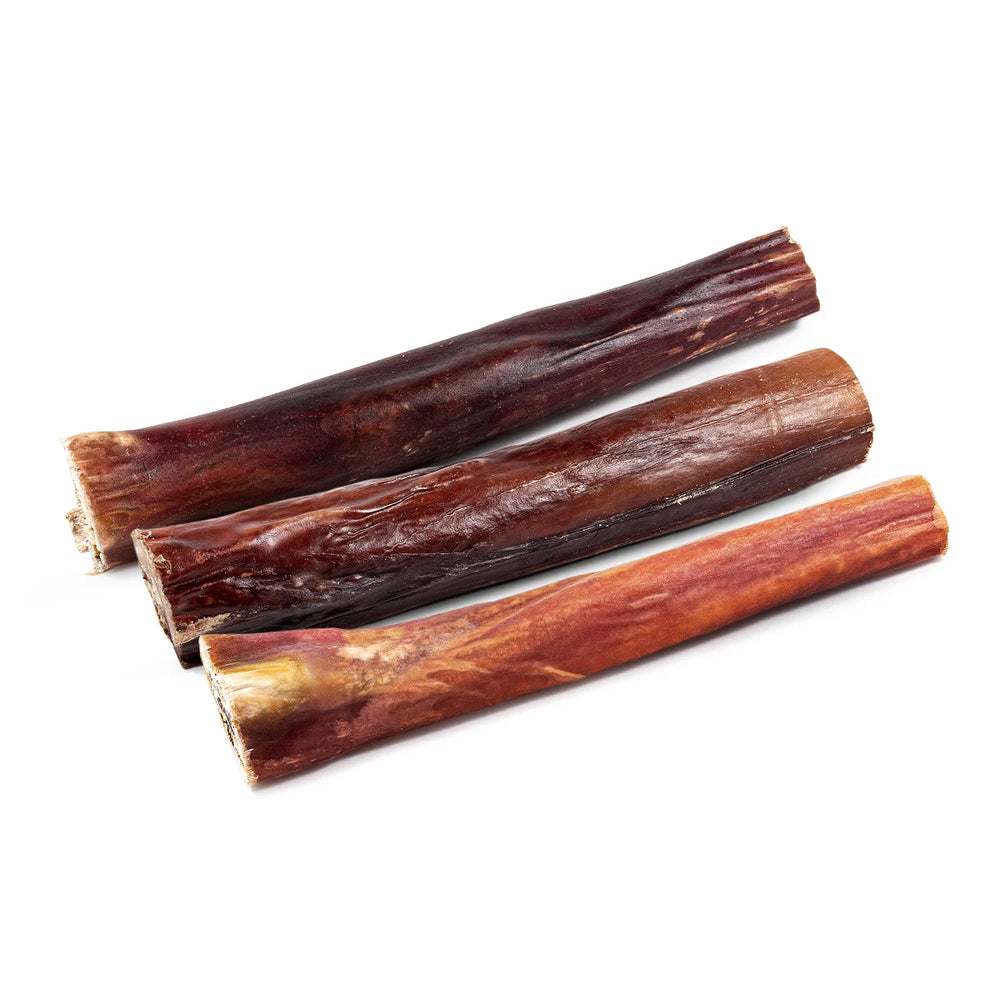 3 pcs of Natural Farm Power Bully Stick Peanut Butter Flavor Dog Chew