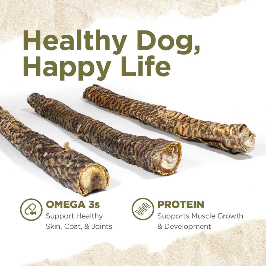 Natural Farm Power Fish Stick Dog Chew contains omega 3s that support healthy skin, coat & joints and also proteins that support muscle growth & development