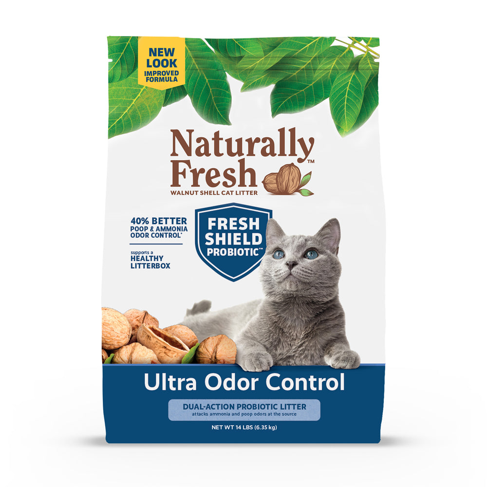 Naturally Fresh Ultra Odor Control Multi-Cat Litter Packaging New Look Front of Bag
