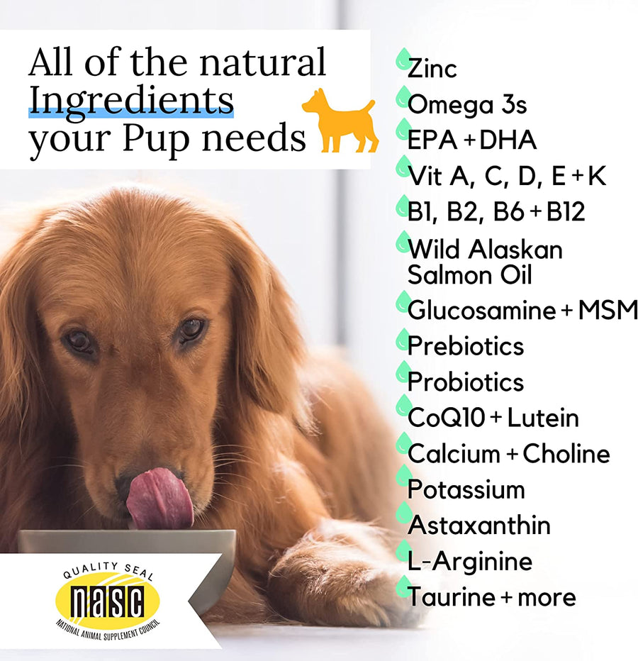 All of the natural Ingredients your Pup Needs.