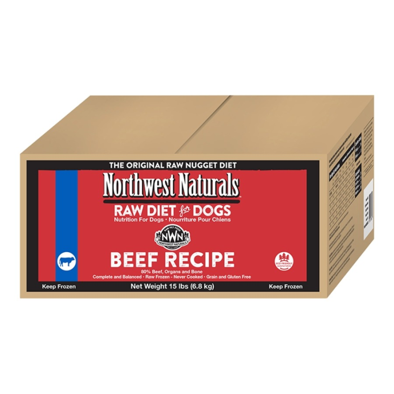 Northwest Naturals Raw Frozen Beef Nuggets Dog Food