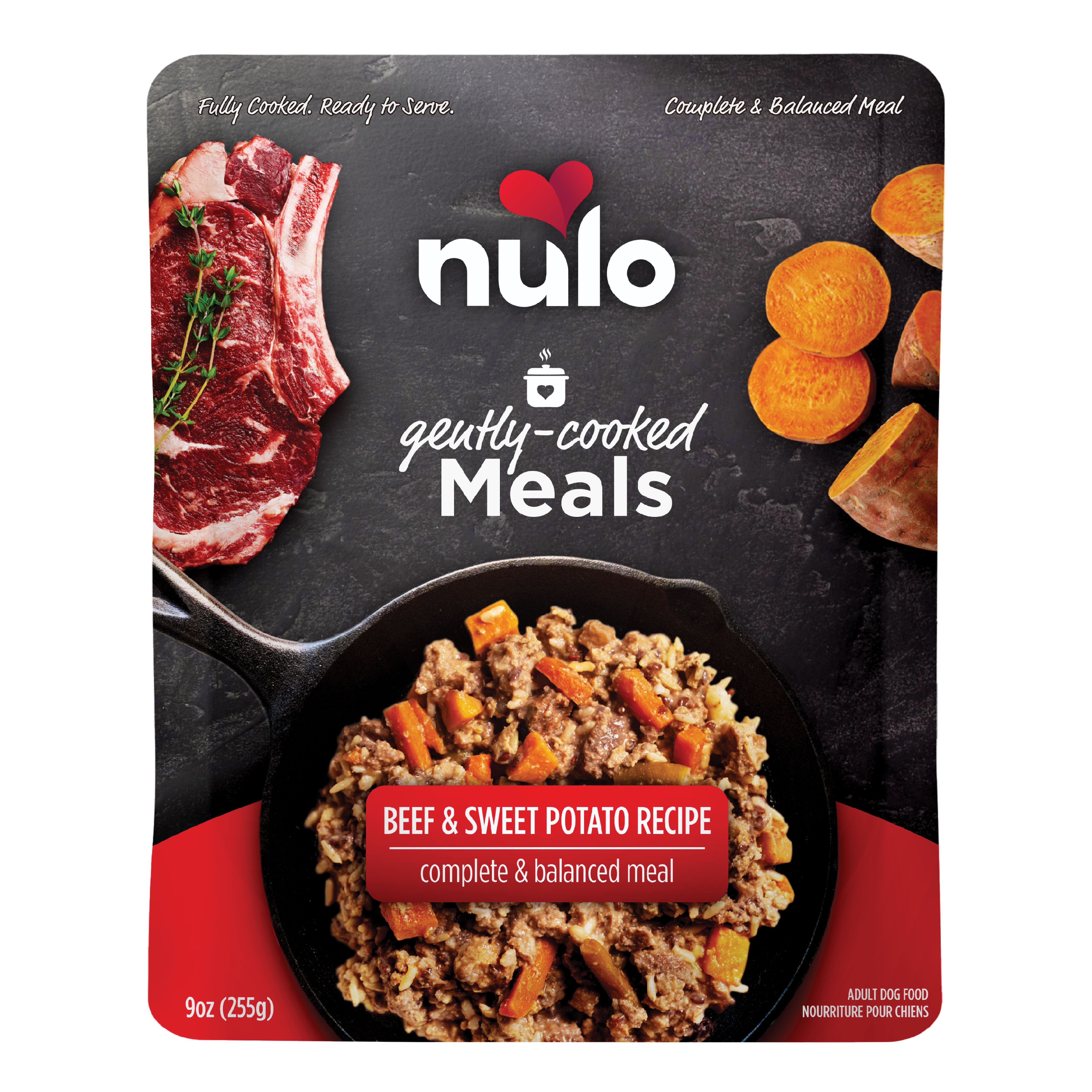 Nulo Gently-Cooked Meals Beef & Sweet Potato Recipe Dog Food Pouch