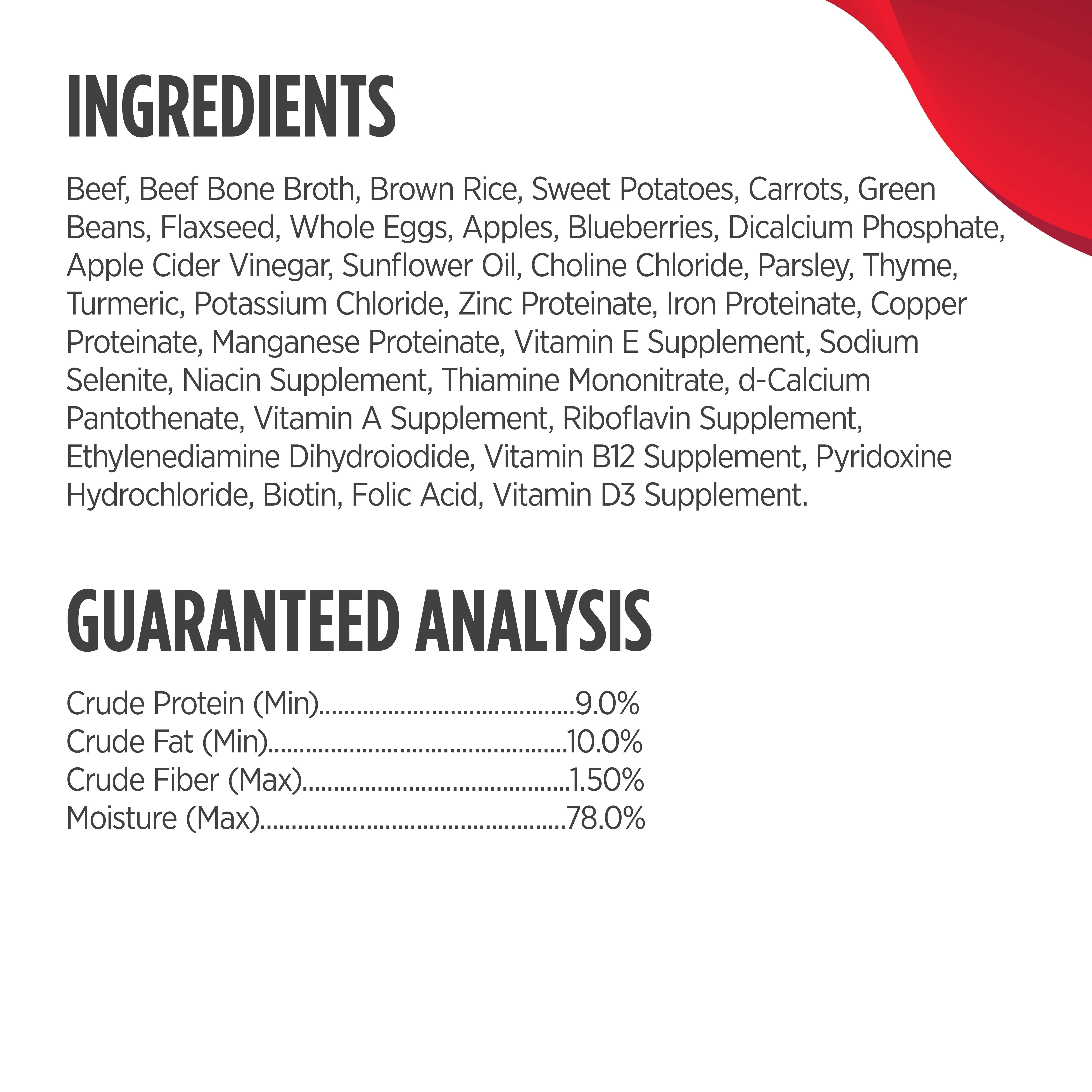 Nulo Gently-Cooked Meals Beef & Sweet Potato Recipe Dog Food Pouch