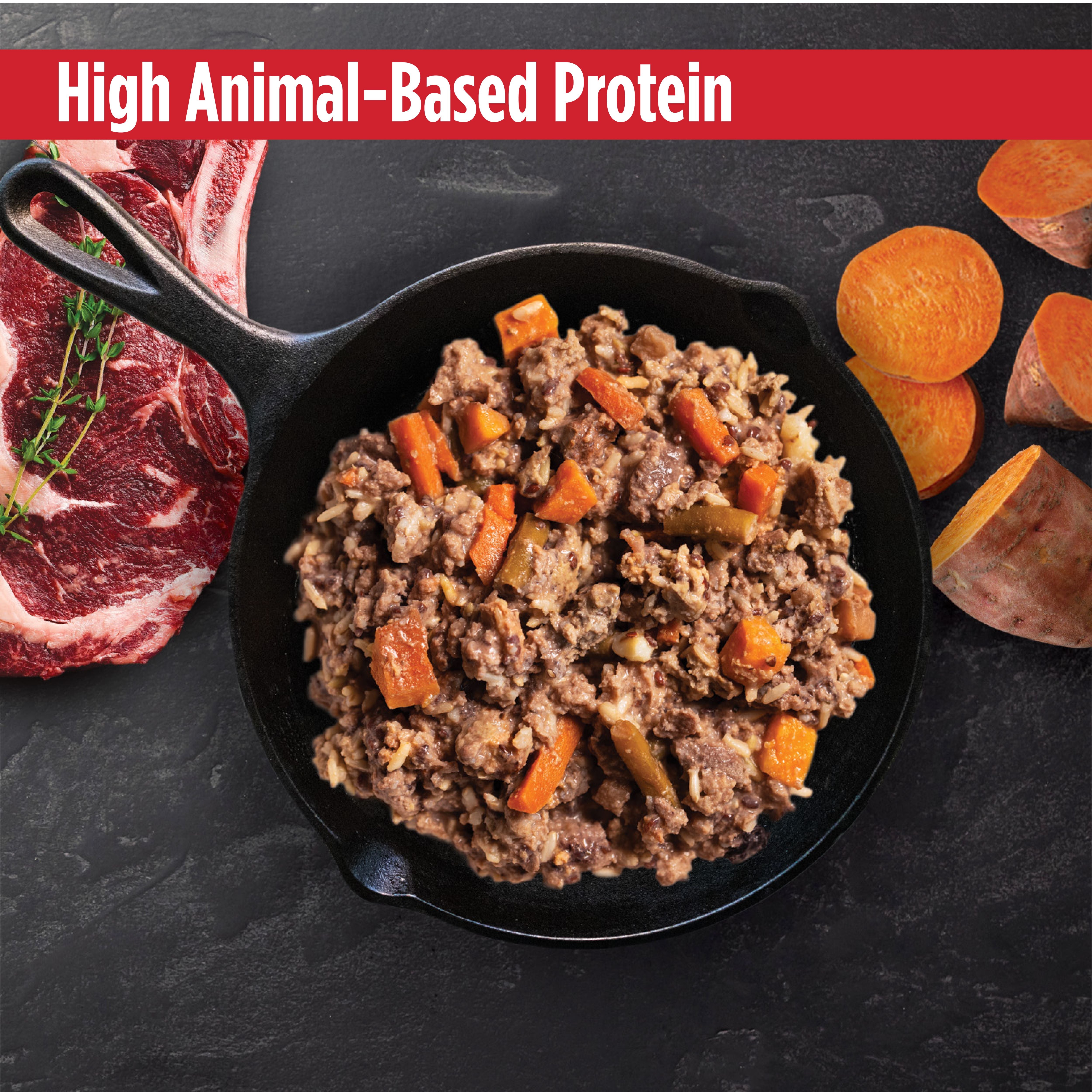 Nulo Gently-Cooked Meals Beef & Sweet Potato Recipe Dog Food Pouch