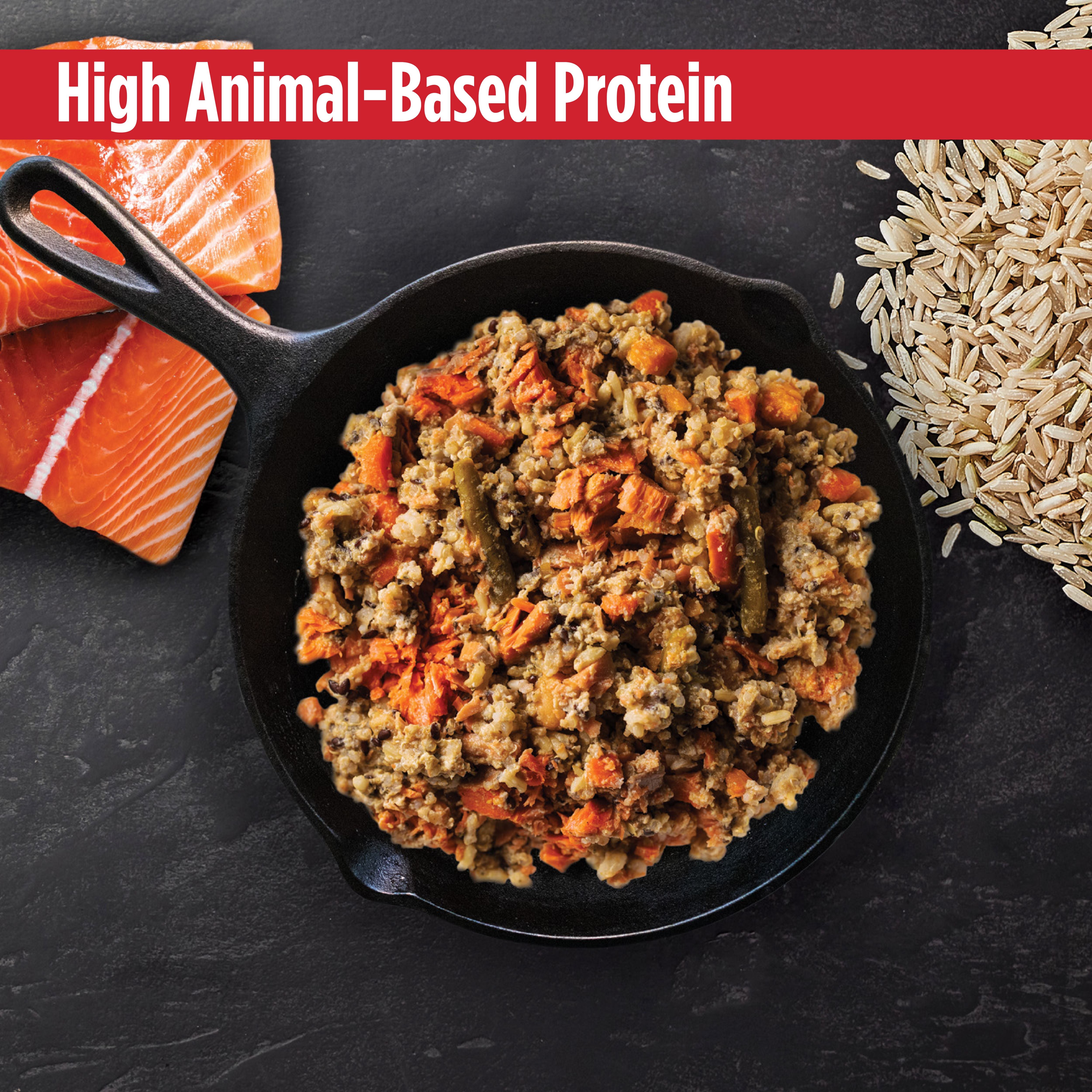 Nulo Gently-Cooked Meals Salmon & Brown Rice Recipe Dog Food Pouch