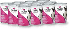 Stack of cans of Nulo FreeStyle Grain Free Beef, Peas, and Carrots Recipe Canned Dog Food 13oz