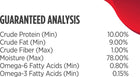 Guaranteed Analysis of Nulo FreeStyle Grain Free Lamb and Lentils Recipe Canned Dog Food 13oz