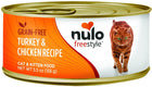 Front can of Nulo FreeStyle Grain Free Turkey & Chicken Recipe Canned Kitten & Cat Food 5.5 oz