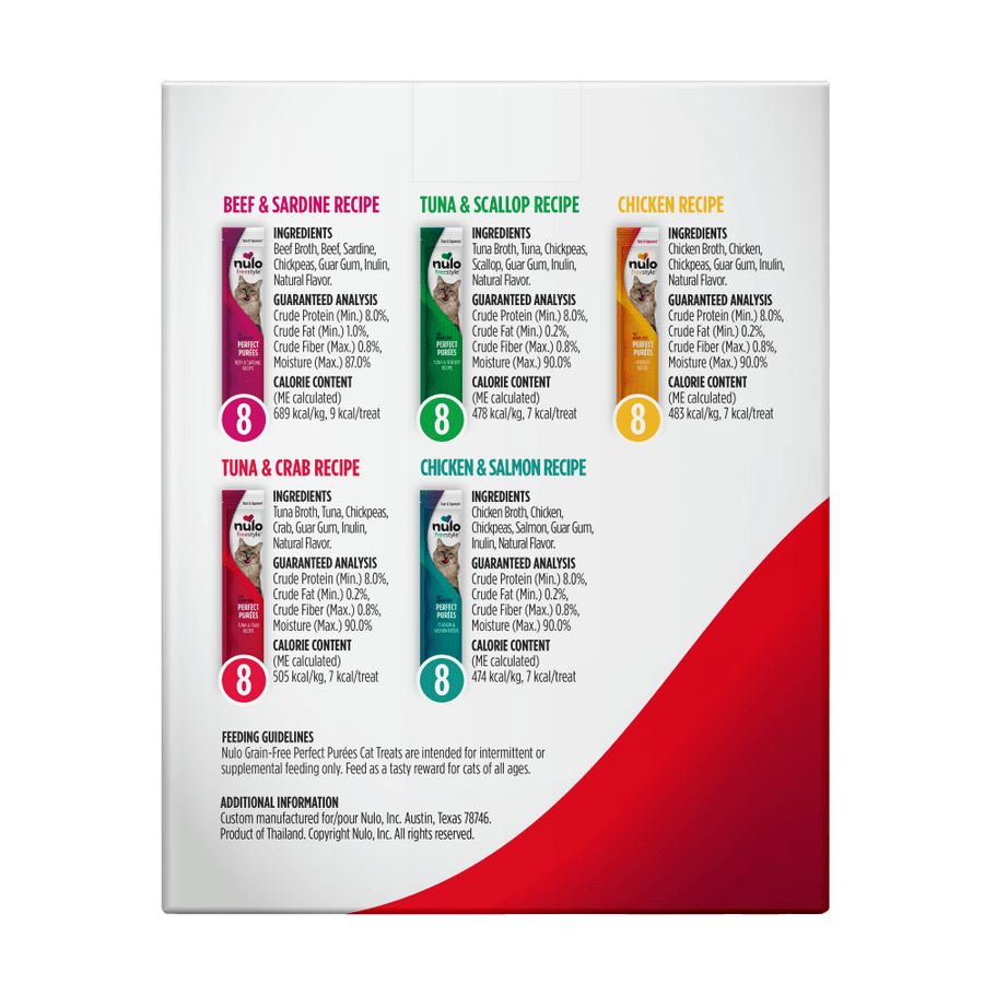 Nulo FreeStyle Perfect Purees Variety Pack Recipes