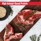 Beef Meat, animal based protein of Nulo Signature Stews Puppy & Adult Beef, Beef Liver & Kale Dog Food Tub