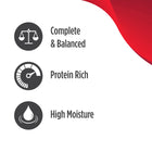 Nulo Signature Stews Puppy & Adult Chicken & Salmon Dog Food Tub is protein rich, complete & balanced and soft pate & meaty shreds