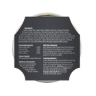 Nulo Signature Stews Puppy & Adult Chicken & Sweet Potato in Broth Recipe Dog Food Tub, Back label with full details