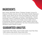 Ingredients & Guaranteed Analysis of Nulo for Kittens Beef, Chicken & Salmon Recipe in Broth Pate with Shreds Canned Kitten Food