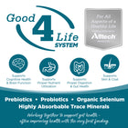 Working together to support gut health- often improving health with the very first feeding.