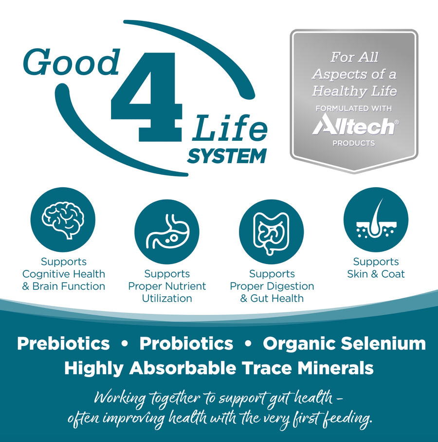 Working together to support gut health- often improving health with the very first feeding.