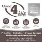 Working together to support gut health- often improving health with the very first feeding.