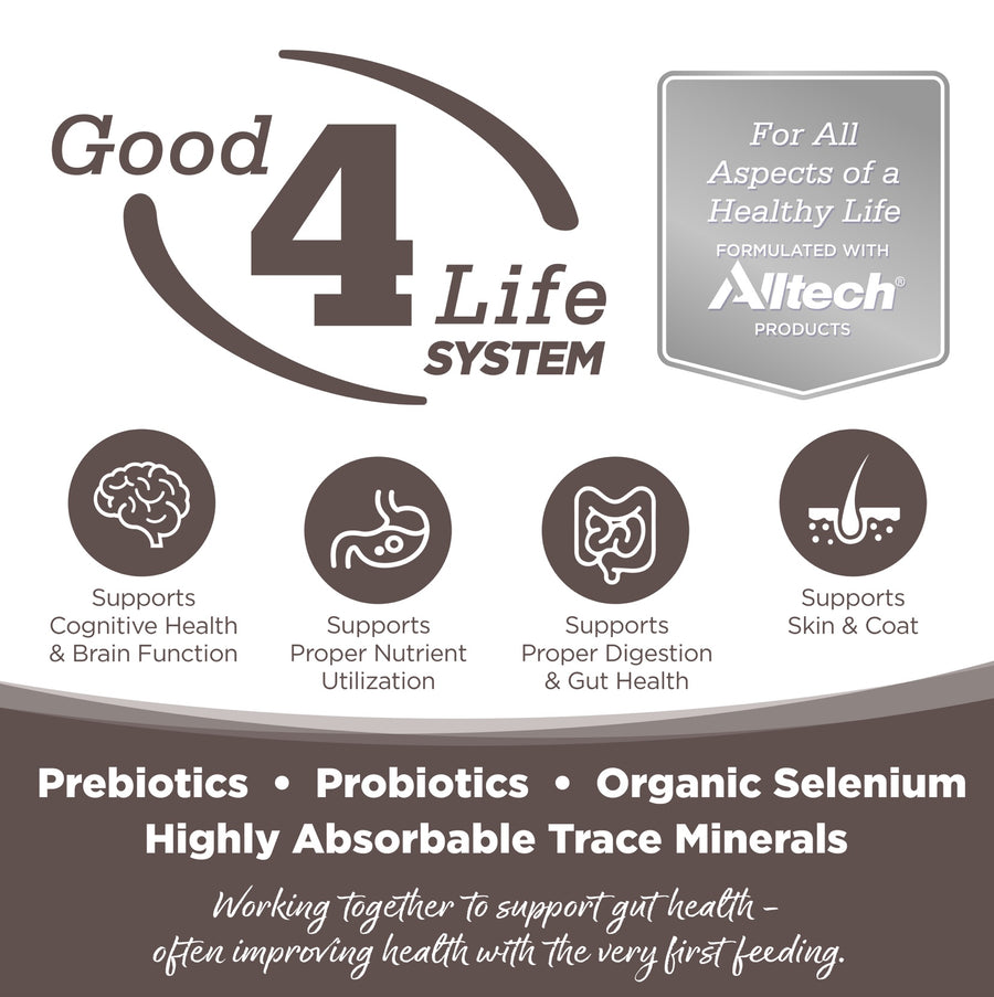 Working together to support gut health- often improving health with the very first feeding.