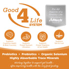 Working together to support gut health- often improving health with the very first feeding.