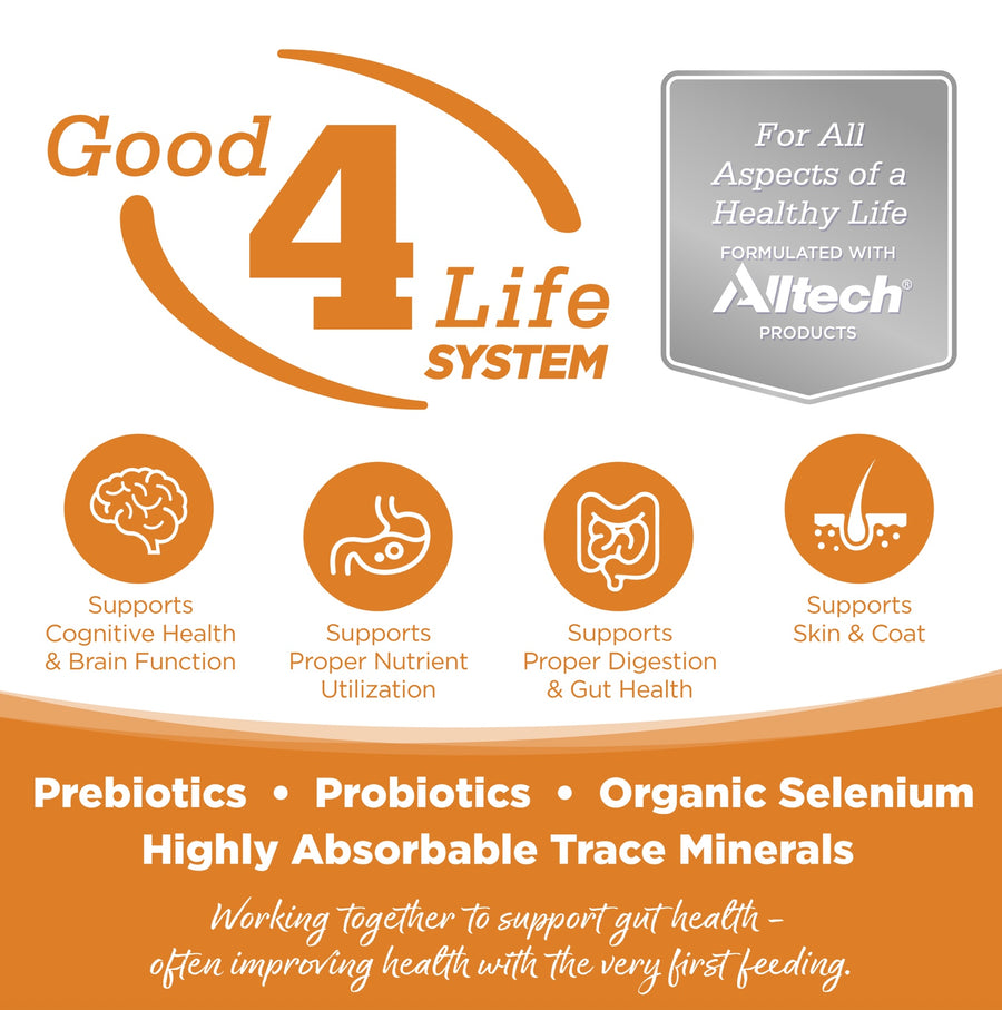 Working together to support gut health- often improving health with the very first feeding.
